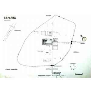 Click para ampliar. Pulsa en el nombre para ver la ficha. Plano de Cáparra