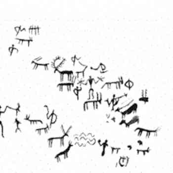 Click para ampliar. Pulsa en el nombre para ver la ficha. escena de caza y hombre con cornamenta?