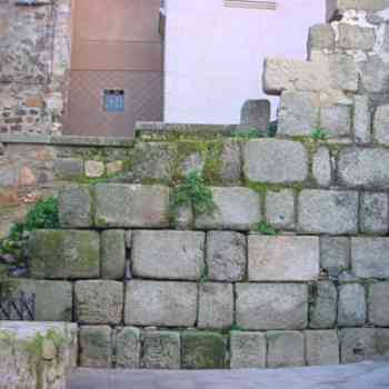 Click para ampliar. Pulsa en el nombre para ver la ficha. Muralla de Norba Caesarina