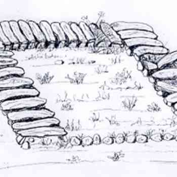 Click para ampliar. Pulsa en el nombre para ver la ficha. Conjunto dolménico- dibujo