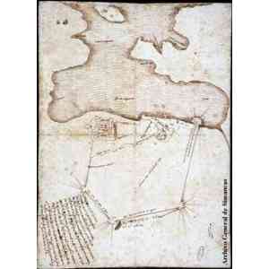 Click para ampliar. Pulsa en el nombre para ver la ficha. Plano de Cartagena de Dávalos