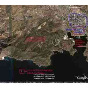 Click para ampliar. Pulsa en el nombre para ver la ficha. Toponimia de tartessos en la zona occidental de Cartagena