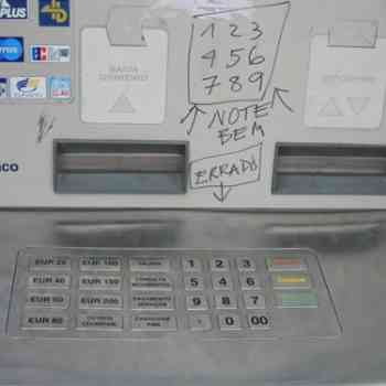 Click para ampliar. Pulsa en el nombre para ver la ficha. Corrección en un cajero por un buen samaritano