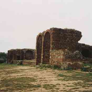Click para ampliar. Pulsa en el nombre para ver la ficha. Villa romana de San Cucufate. Vista lateral