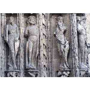 Click para ampliar. Pulsa en el nombre para ver la ficha. San Gregorio. Valladolid. Cuatro reyes Atlantes