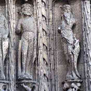 Click para ampliar. Pulsa en el nombre para ver la ficha. San Gregorio. Valladolid. Cuatro reyes Atlantes