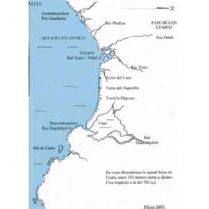 Click para ampliar. Pulsa en el nombre para ver la ficha. Tartesos. Golfo de Cádiz en el 700 a.n.e