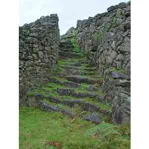 Click para ampliar. Pulsa en el nombre para ver la ficha. Troña. Castro. Escaleras.