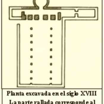 Basílica de Cabeza de Griego. Planta según Cornide