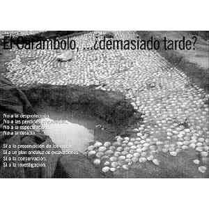 Click para ampliar. Pulsa en el nombre para ver la ficha. Carambolo 25_ Postal denuncia.