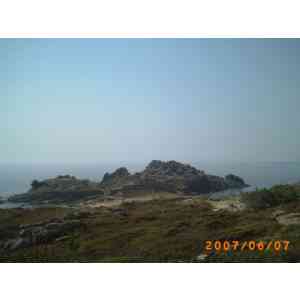 Click para ampliar. Pulsa en el nombre para ver la ficha. Baroña: Vista desde la explanada