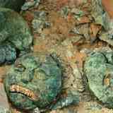 Click para ampliar. Máscaras de Sipán