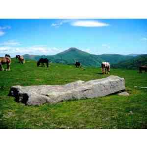 Click para ampliar. Pulsa en el nombre para ver la ficha. Menhir  de Luurzu  (NAVARRA)
