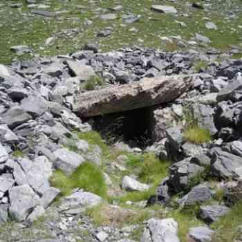 cámara del dolmen de Acherito (HUESCA)