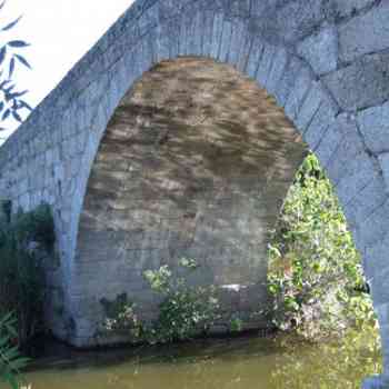Puente de Santa Yusta aguas abajo