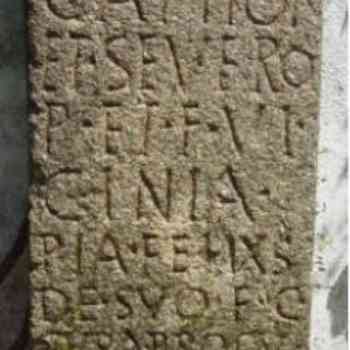 Click para ampliar. Pulsa en el nombre para ver la ficha. Inscripción funeraria de Cáparra