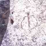 Click para ampliar. Buendía. ALtar de los Tres Tronos. ¿Cruciforme?