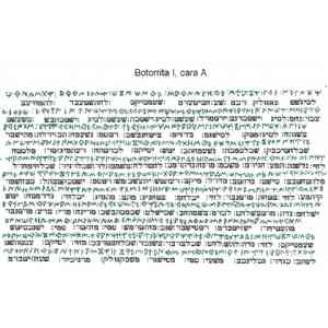 Click para ampliar. Pulsa en el nombre para ver la ficha. Botorrita I-A Transliteración hebrea