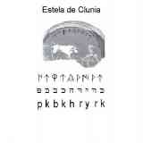 Estela de Clunia, Transliteración hebrea.