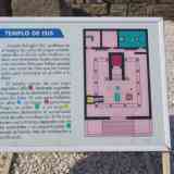 Click para ampliar. Vista del plano del templo de ISIS.- En Baelo Claudia.