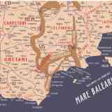 Click para ampliar. Mapa Iberia Ptolomeo 5 Centro - Este