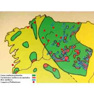 Click para ampliar. Pulsa en el nombre para ver la ficha. Zonas auríferas del Noroeste y puntos galaicos y astures