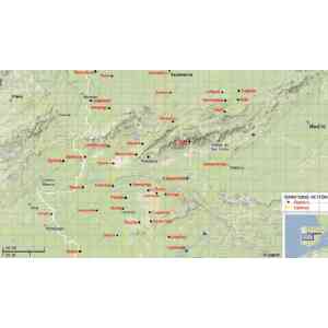 Click para ampliar. Pulsa en el nombre para ver la ficha. Territorio de los vettones