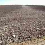 Click para ampliar. Vía de la Plata destrozada