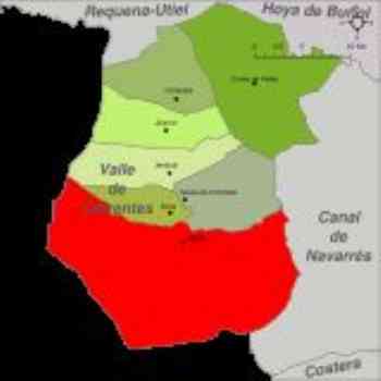 Click para ampliar. Pulsa en el nombre para ver la ficha. Mapa de los términos municipales del Valle de Ayora