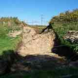 Click para ampliar. Cata en el Castro das Travesas. Carral (Coruña)