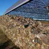 Click para ampliar. Muralla del campamento romano de Ciadella. Sobrado dos Monxes (Coruña)