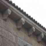 Click para ampliar. Canecillos de San Tirso de Oseiro (Arteixo). Coruña.