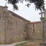 Click para ampliar. Lateral de San Tirso de Oseiro (Arteixo). Coruña.