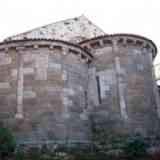 Click para ampliar. Ábsides de la iglesia de Santiago en La Coruña.