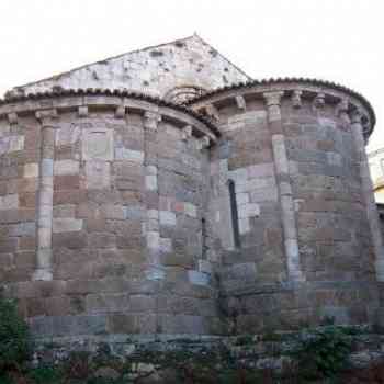 Click para ampliar. Pulsa en el nombre para ver la ficha. Ábsides de la iglesia de Santiago en La Coruña.