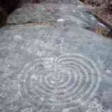 Click para ampliar. Laberinto en Meis (Pontevedra)