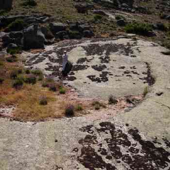 Click para ampliar. Pulsa en el nombre para ver la ficha. Ulaca - Conjunto Lítico - Canchal - Desde arriba