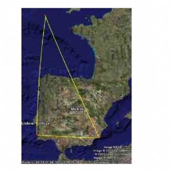 Click para ampliar. Pulsa en el nombre para ver la ficha. Ptolomeo: Meridiano 12º y 5º y Paralelo 37º 33''