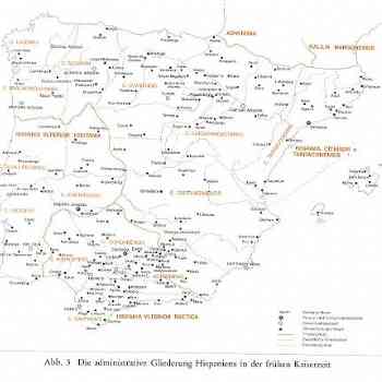 Divisiones administrativas Hispania Alto Imperio