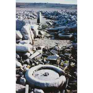 Click para ampliar. Pulsa en el nombre para ver la ficha. Augustóbriga. Molino, pozo y miliario.