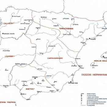 Divisiones administrativas Hispania Bajo Imperio