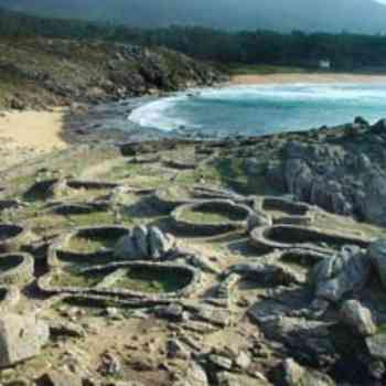 Click para ampliar. Pulsa en el nombre para ver la ficha. Baroña. Castro. Vista de la parte Sur.