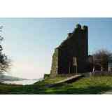 Click para ampliar. Pulsa en el nombre para ver la ficha. Catoira. Torres defensivas. Vista de la ría.