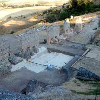 Click para ampliar. Pulsa en el nombre para ver la ficha. Clunia - Anfiteatro.