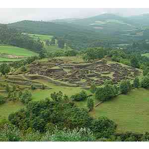 Click para ampliar. Pulsa en el nombre para ver la ficha. Coaña. Castro. Vista general.