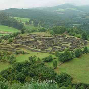 Click para ampliar. Pulsa en el nombre para ver la ficha. Coaña. Castro. Vista general.