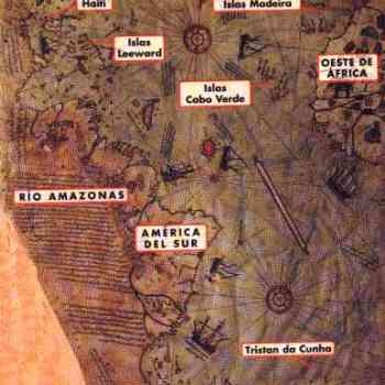 AMERICA DEL SUR - MAPA DE PIRI REIS - 1458