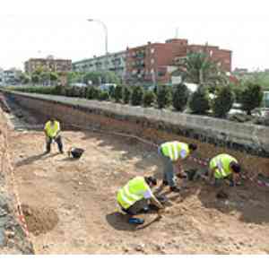 Click para ampliar. Pulsa en el nombre para ver la ficha. Mérida: restos de cloaca y tumbas junto a la Casa del Mitreo