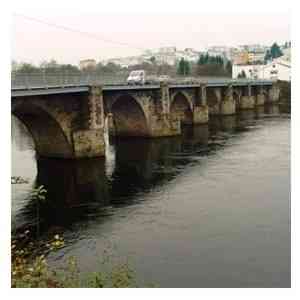 Click para ampliar. Pulsa en el nombre para ver la ficha. Puente Romano sobre el Miño
