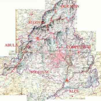 Click para ampliar. Pulsa en el nombre para ver la ficha. Límites romanos en Madrid